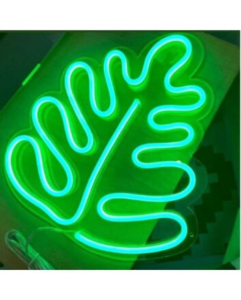 Monstera Leaf Neon Sign