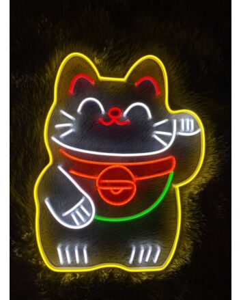 Lucky Cat V1 Neon Sign