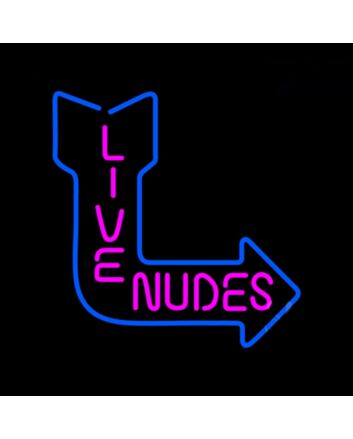 Live Nudes Banner Neon Sign MNC42036