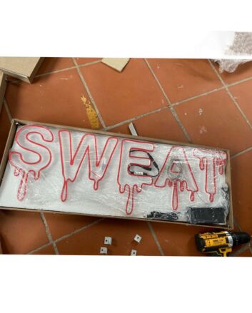Dripping Sweat Gym Neon Sign