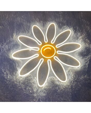 Daisy Flower Neon Sign