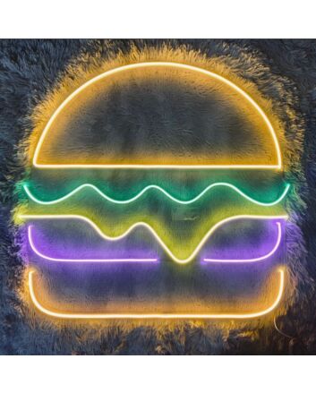 Burger V1 Neon Sign