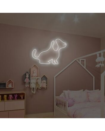A Little Cute Puppy Neon Sign
