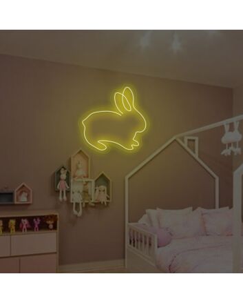 A Little Cute Rabbit Neon Sign