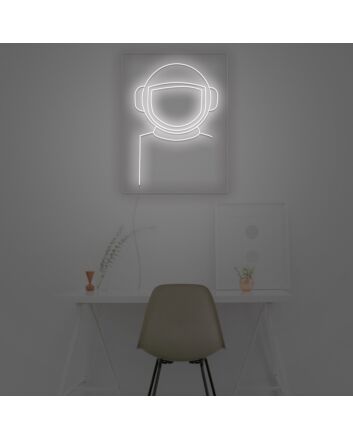 Astronauts Square Neon Sign