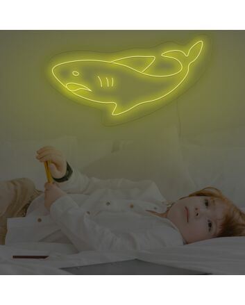 Baby Shark For Childrens Room Neon Sign