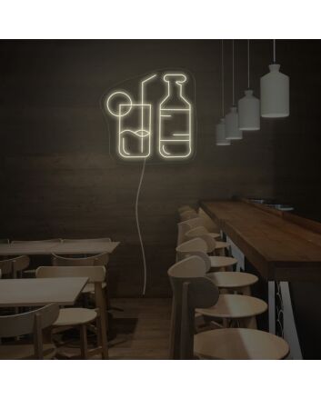 Cocktail And Drinks Neon Sign For Bar