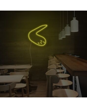 Crispy Chicken Wing Neon Sign