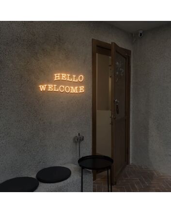 Hello Welcome Neon Sign