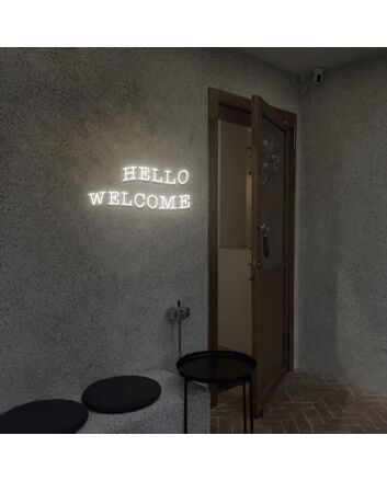 Hello Welcome Neon Sign