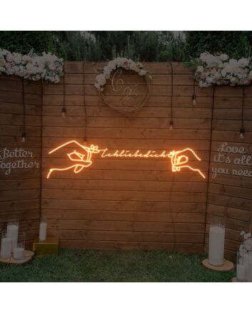 Ich Liebe Dich Connect Neon Sign