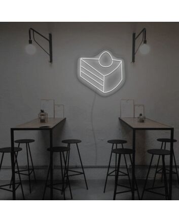 Strawberry Cake Neon Sign