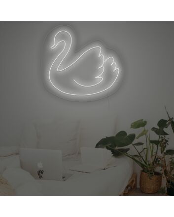 The Beautiful Sleep Swan Neon Sign