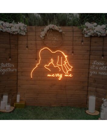 Wedding Merry Me Neon Sign