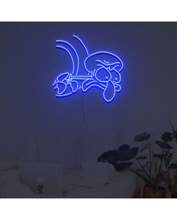 Squidward Stare Neon Sign Custom Neon Sign Lights Night Lamp Led Neon Sign Light For Home Party