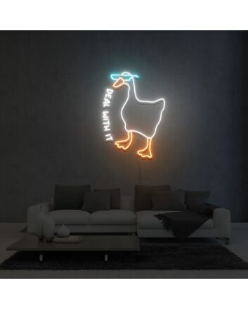 Deal With It Neon Sign Fashion Custom Neon Sign Lights Night Lamp Led Neon Sign Light For Home Party