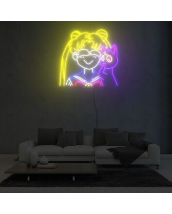 Sailor Moon Neon Sign Fashion Custom Neon Sign Lights Night Lamp Led Neon Sign Light For Home Party