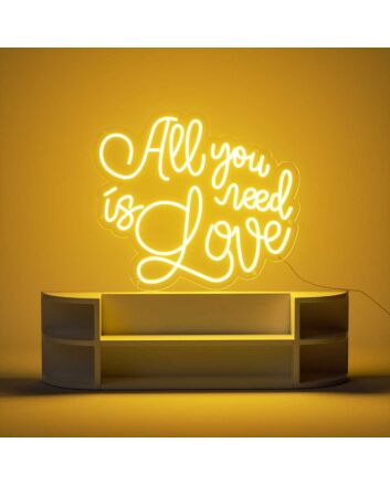 All You Need Is Love Neon Sign
