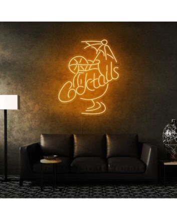 Cocktails Neon Sign