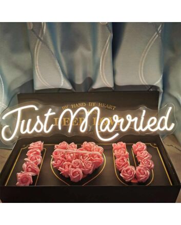 Just Married Neon Sign