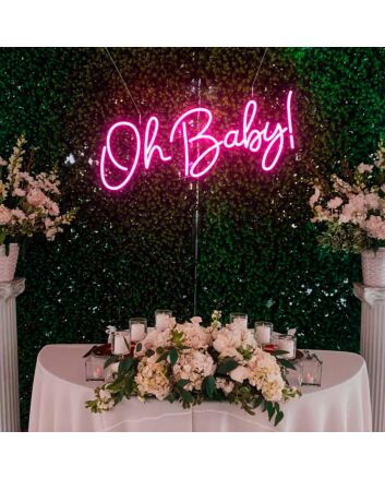 Oh Baby Neon Sign