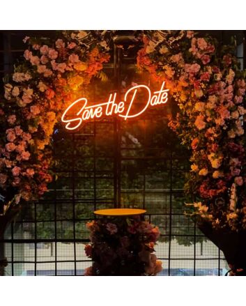 Save the Date Neon Sign