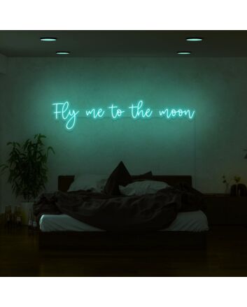 Fly Me To The Moon Neon Sign