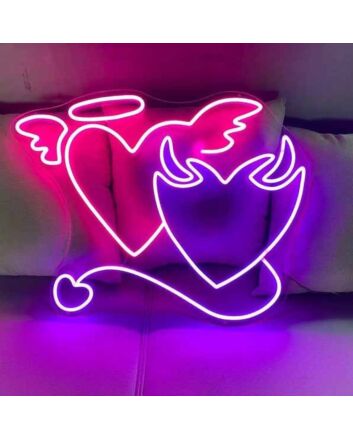 Angel and Devil Led Neon Sign