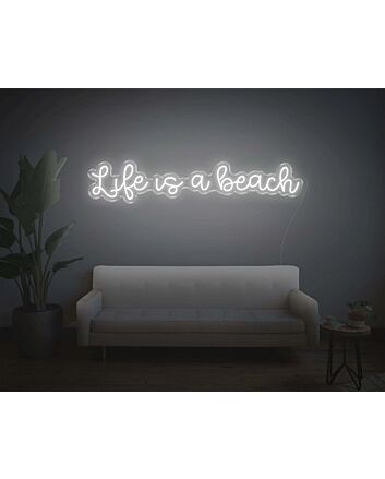 Life Is A Beach Neon Sign