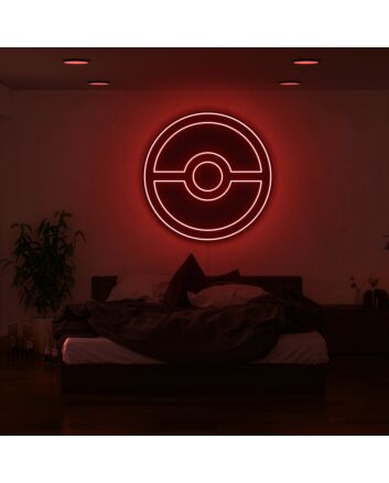 Poke Ball Neon Sign