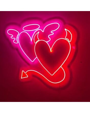Angel and Devil Neon Sign