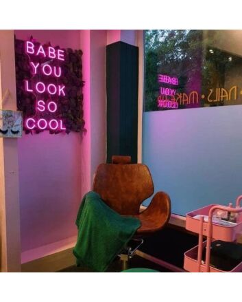 Babe You Look So Cool Neon Sign