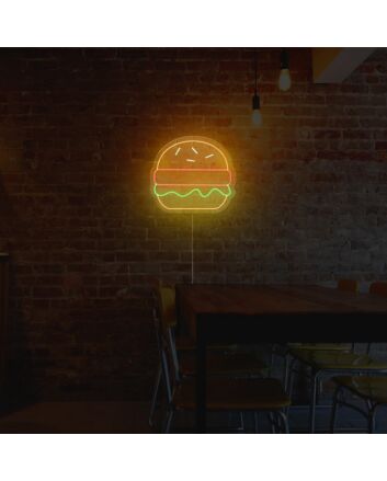 Burger Neon Sign