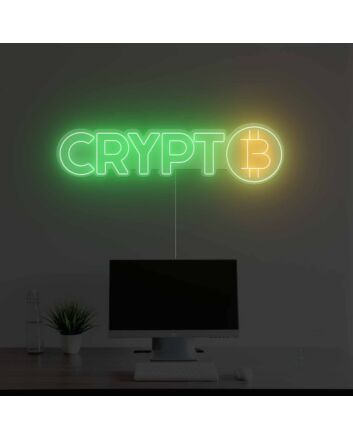Crypto Neon Sign