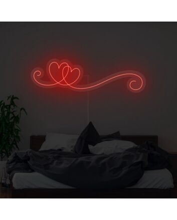Hearts Neon Sign
