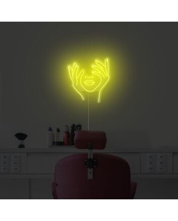 Hold Face Neon Sign
