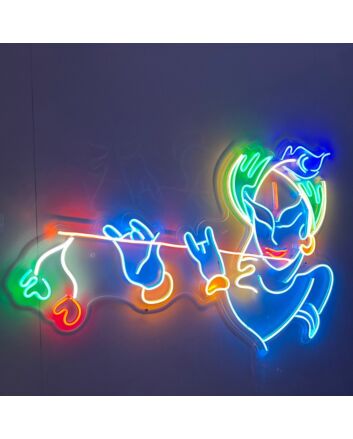 Krishna Neon Sign