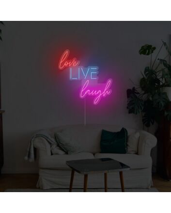 Love Live Laugh Neon Sign