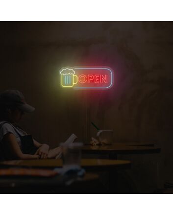 Open Neon Sign