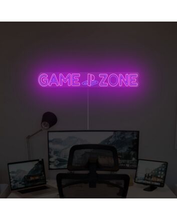Playstation Game Zone Neon Sign