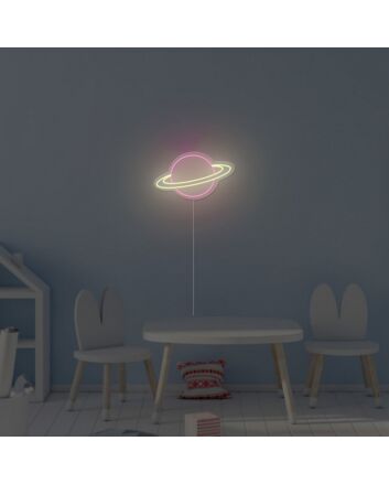 Saturn Neon Sign