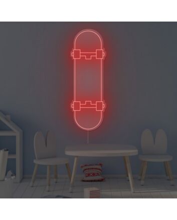 Skate Board Neon Sign