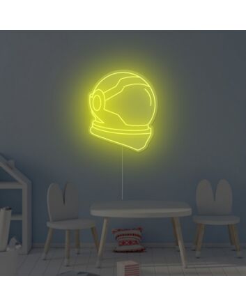 Space Helmet Neon Sign