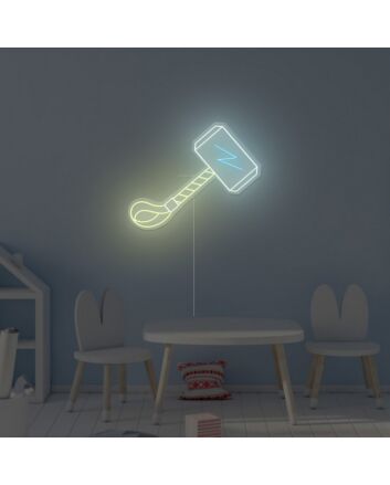 Thor Hammer Neon Sign