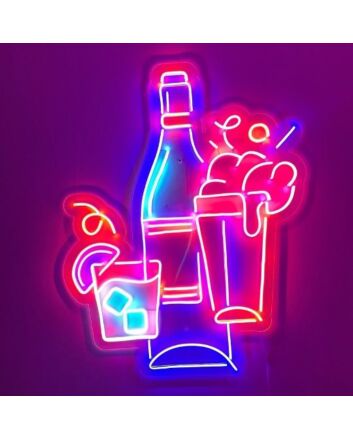 Whiskey Set Neon Sign
