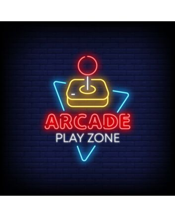 Arcade Play Zone Neon Sign