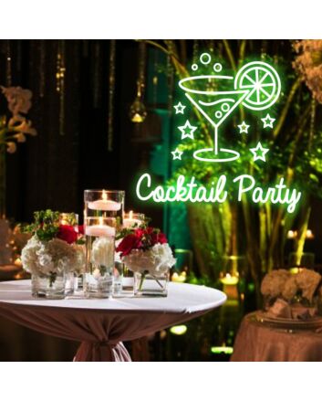 Cocktail Party Neon Sign