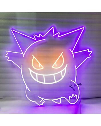 Gengar pokemon anime Led neon sign