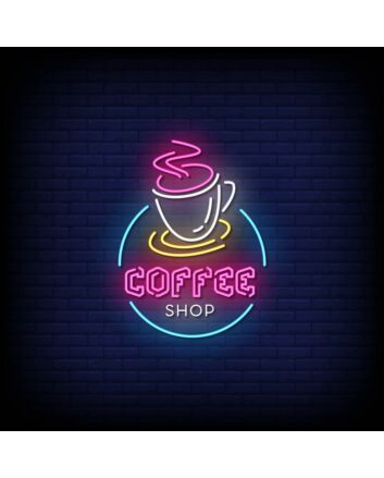 Coffee Shop Neon Sign