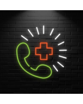 Emergency Call Neon Sign